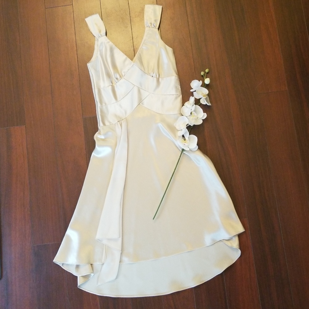 Gorgeous gold A-line dress